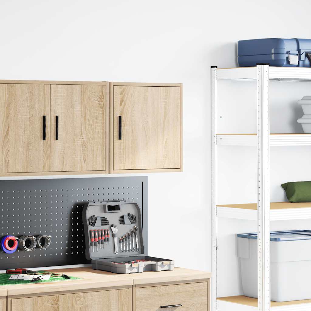 Dulap de perete de garaj din lemn de stejar Sonoma GartenMobel Dekor