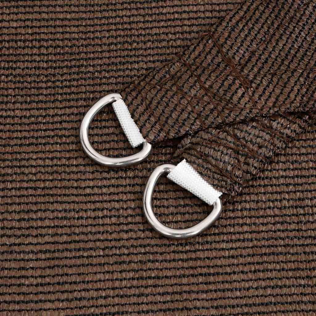 Pânză parasolar, maro, 4/5x4 m, HDPE, 160 g/m², trapez GartenMobel Dekor