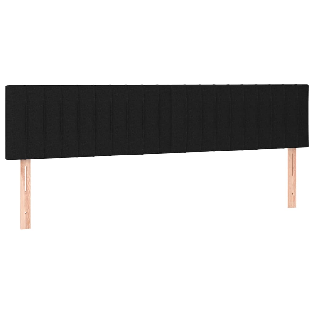 Pat box spring cu saltea, negru, 180x200 cm, catifea GartenMobel Dekor