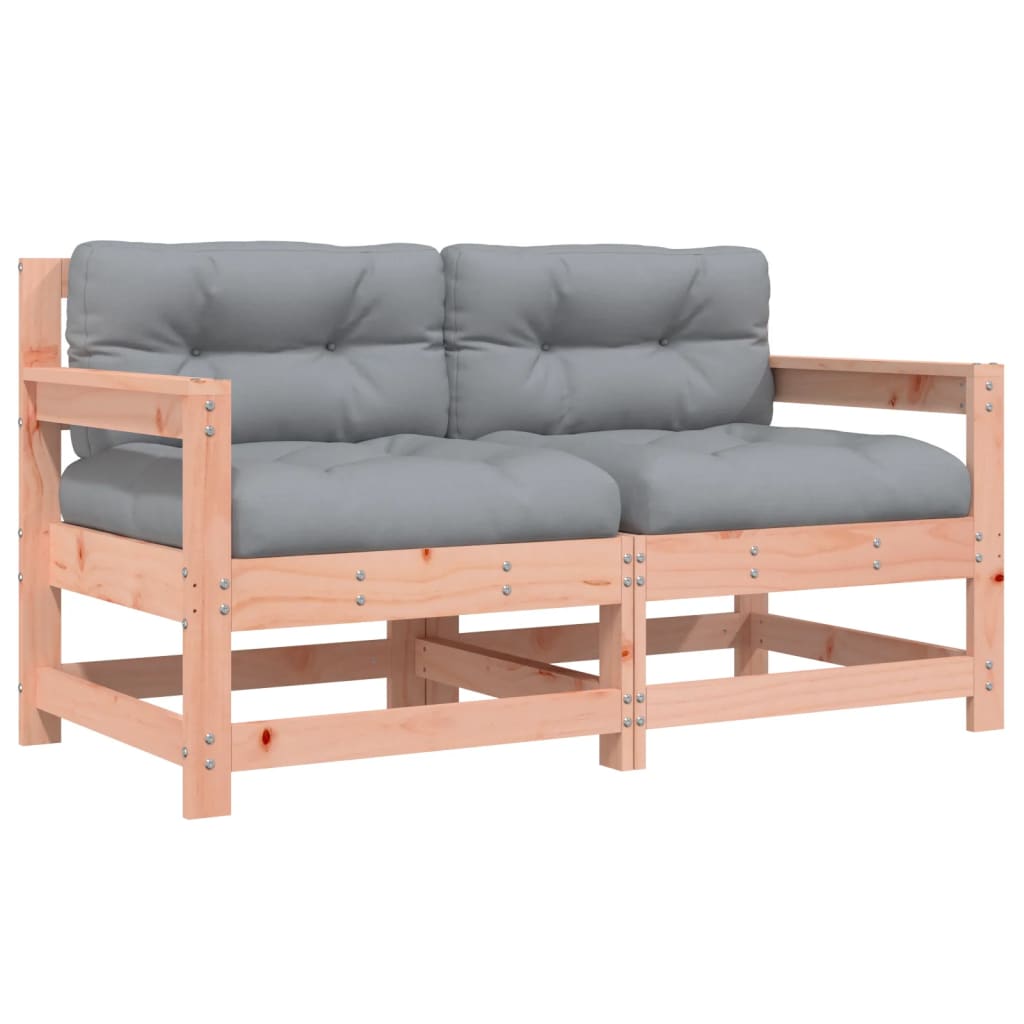 Scaune de grădină cu perne, 2 buc., lemn masiv douglas GartenMobel Dekor