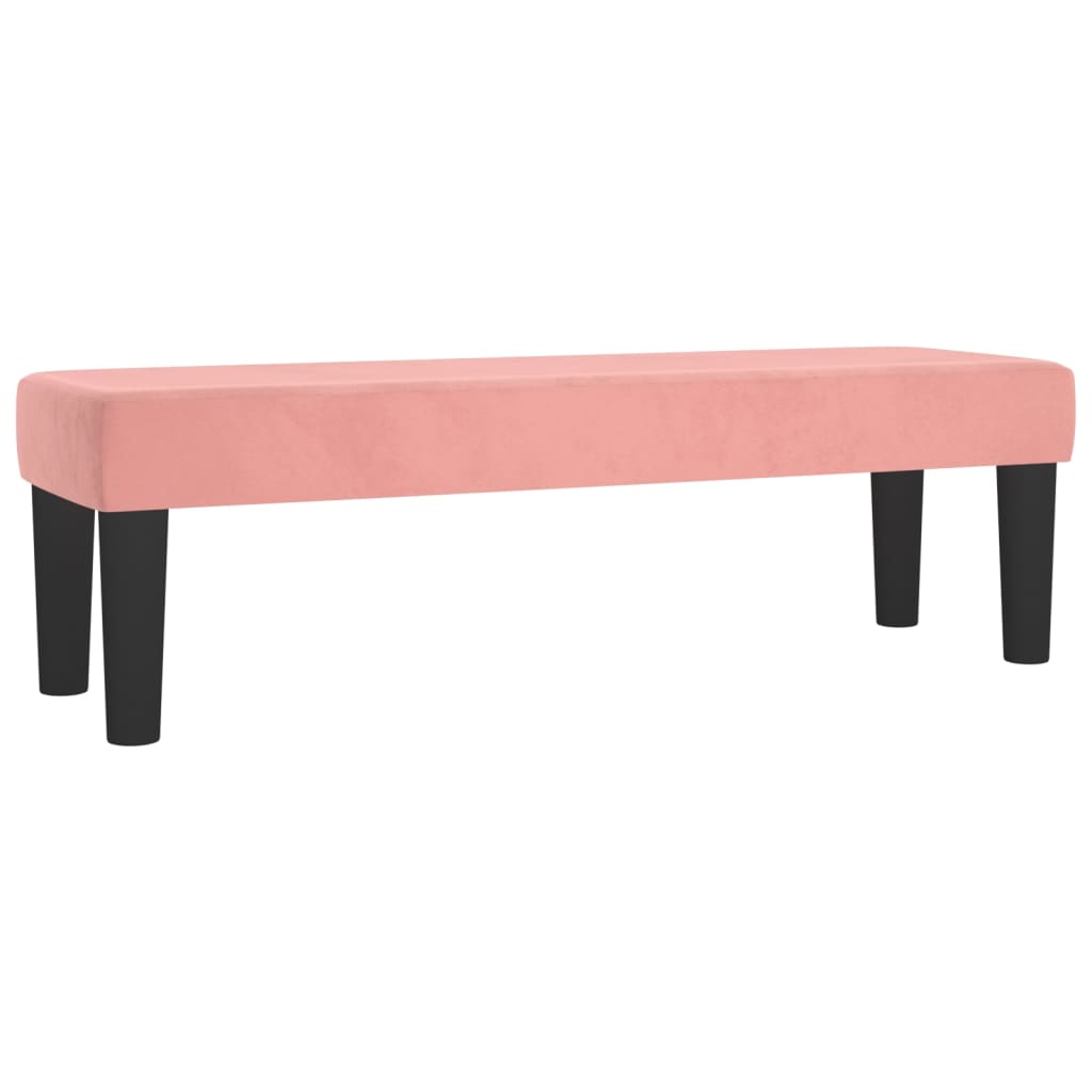 Pat box spring cu saltea, roz, 140x190 cm, catifea GartenMobel Dekor