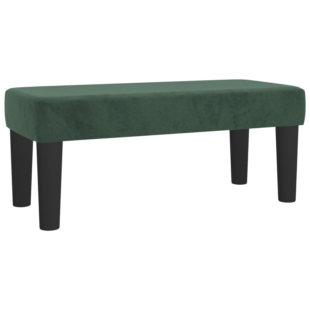 Pat box spring cu saltea, verde închis, 120x190 cm, catifea GartenMobel Dekor