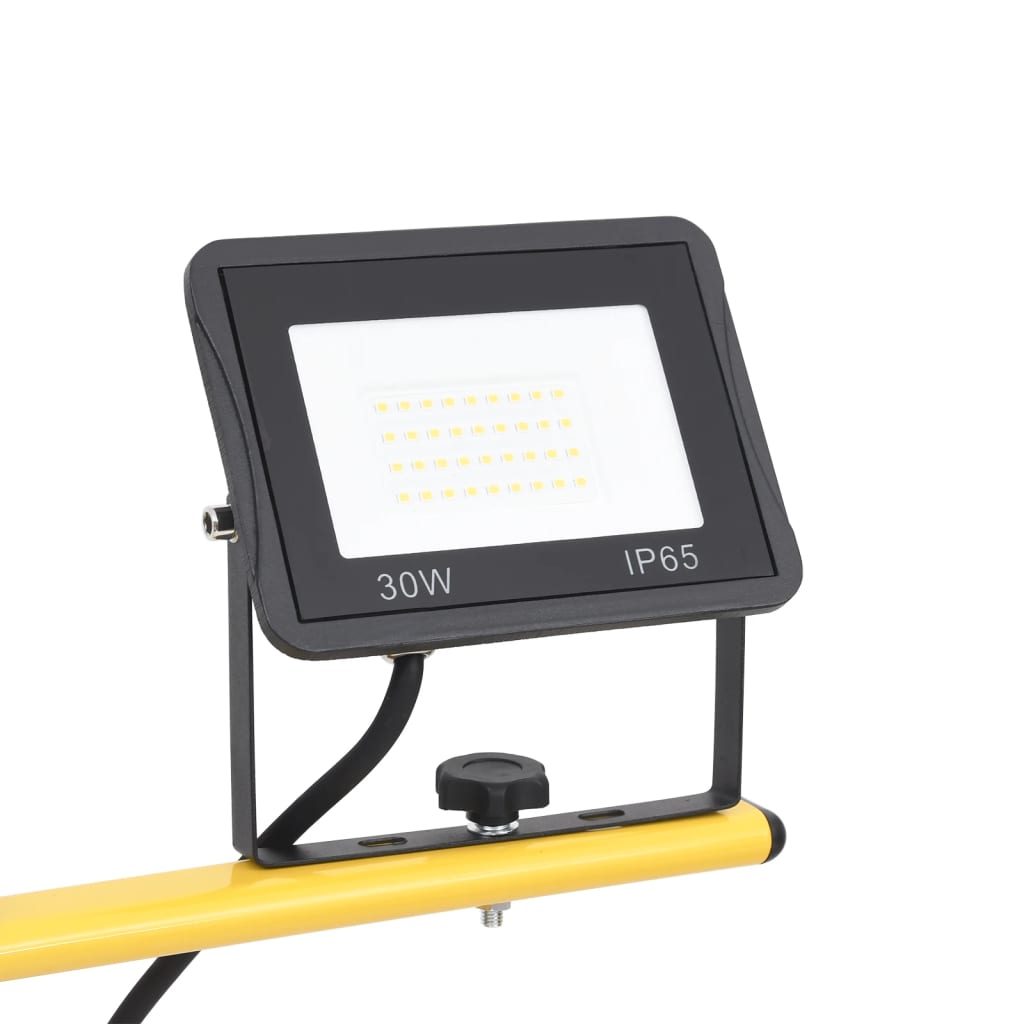 Proiector LED cu trepied, 2x30 W, alb cald GartenMobel Dekor