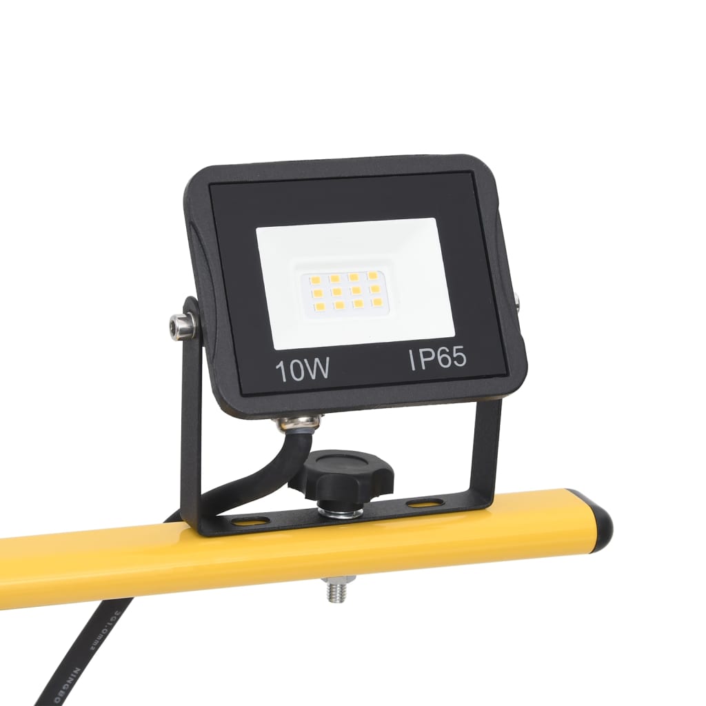 Proiector cu LED și trepied, 2x10 W, alb cald GartenMobel Dekor