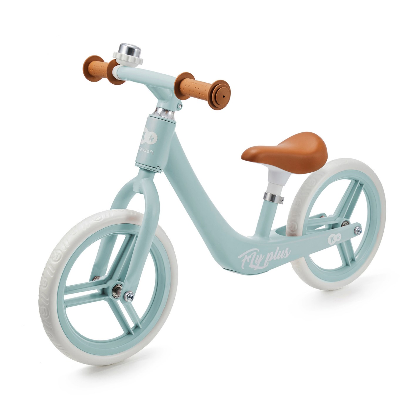 BICICLETA DE ECHILIBRU KINDERKRAFT FLY PLUS, BABY BLUE SuperHeroes ToysZone