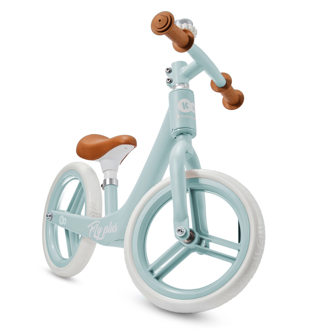 BICICLETA DE ECHILIBRU KINDERKRAFT FLY PLUS, BABY BLUE SuperHeroes ToysZone