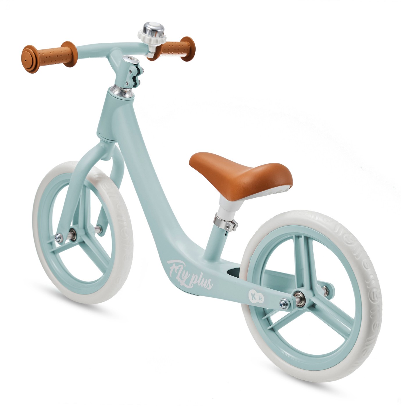 BICICLETA DE ECHILIBRU KINDERKRAFT FLY PLUS, BABY BLUE SuperHeroes ToysZone