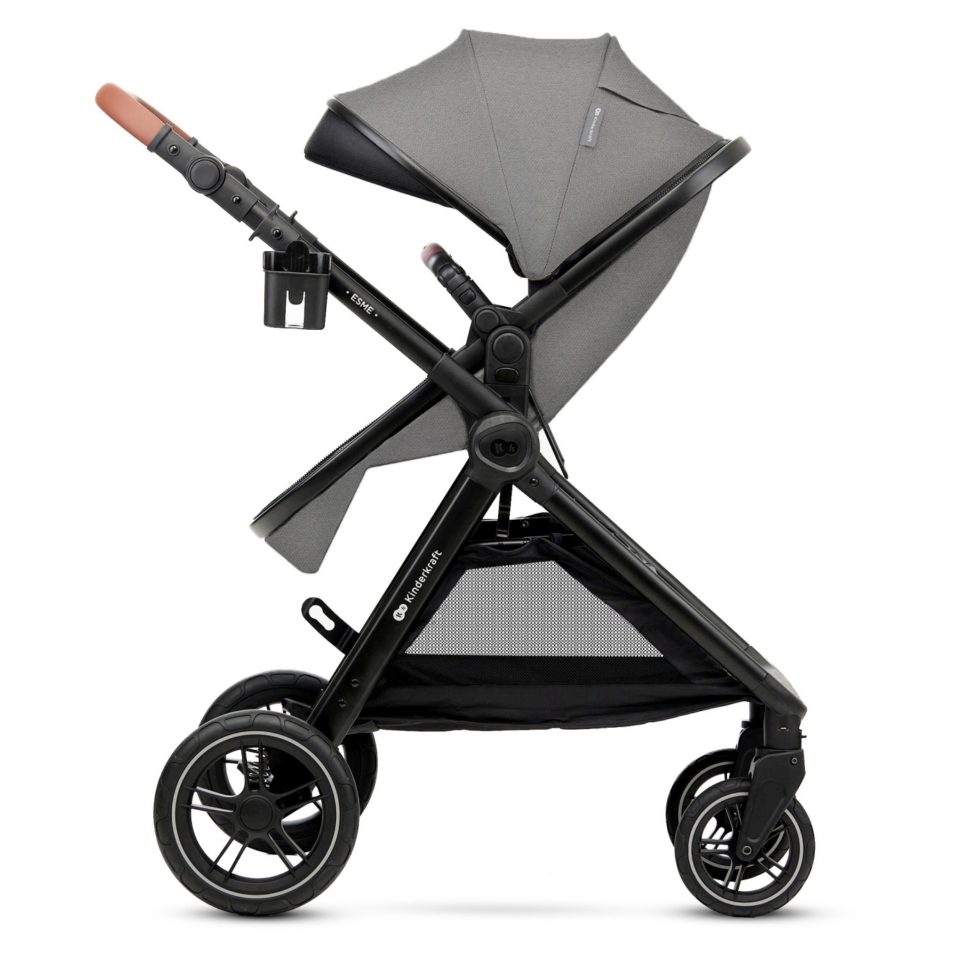 CARUCIOR KINDERKRAFT ESME, 3 IN 1, MOONLIGHT GREY SuperHeroes ToysZone