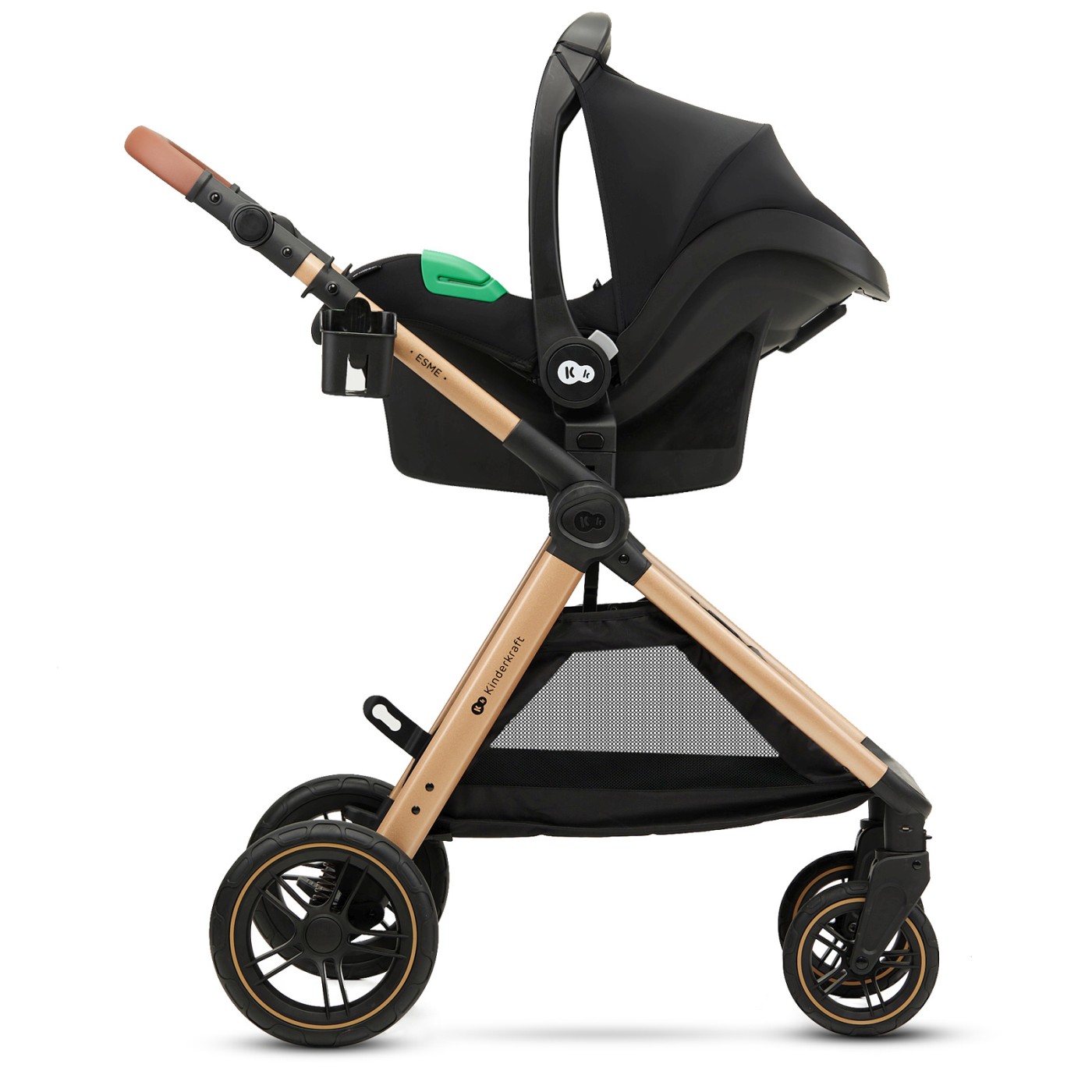 CARUCIOR KINDERKRAFT ESME, 3 IN 1, PURE BLACK SuperHeroes ToysZone