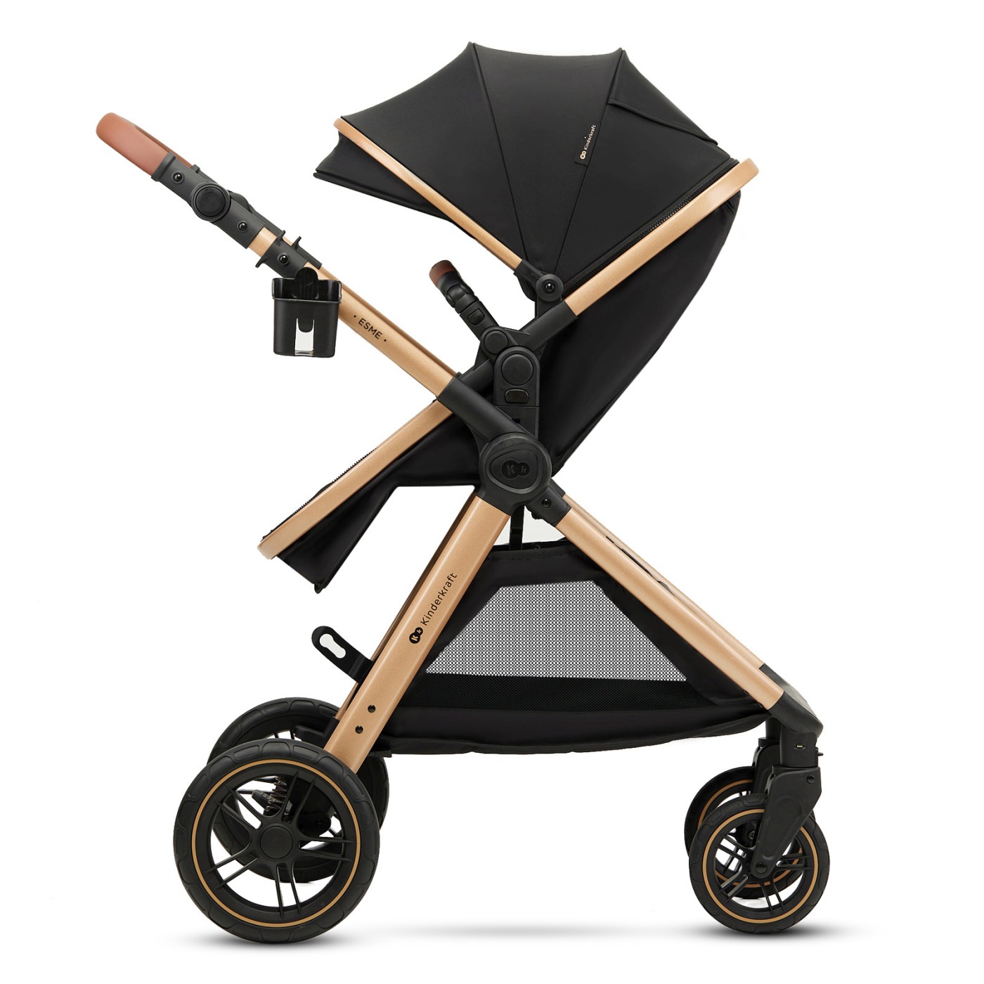 CARUCIOR KINDERKRAFT ESME, 3 IN 1, PURE BLACK SuperHeroes ToysZone