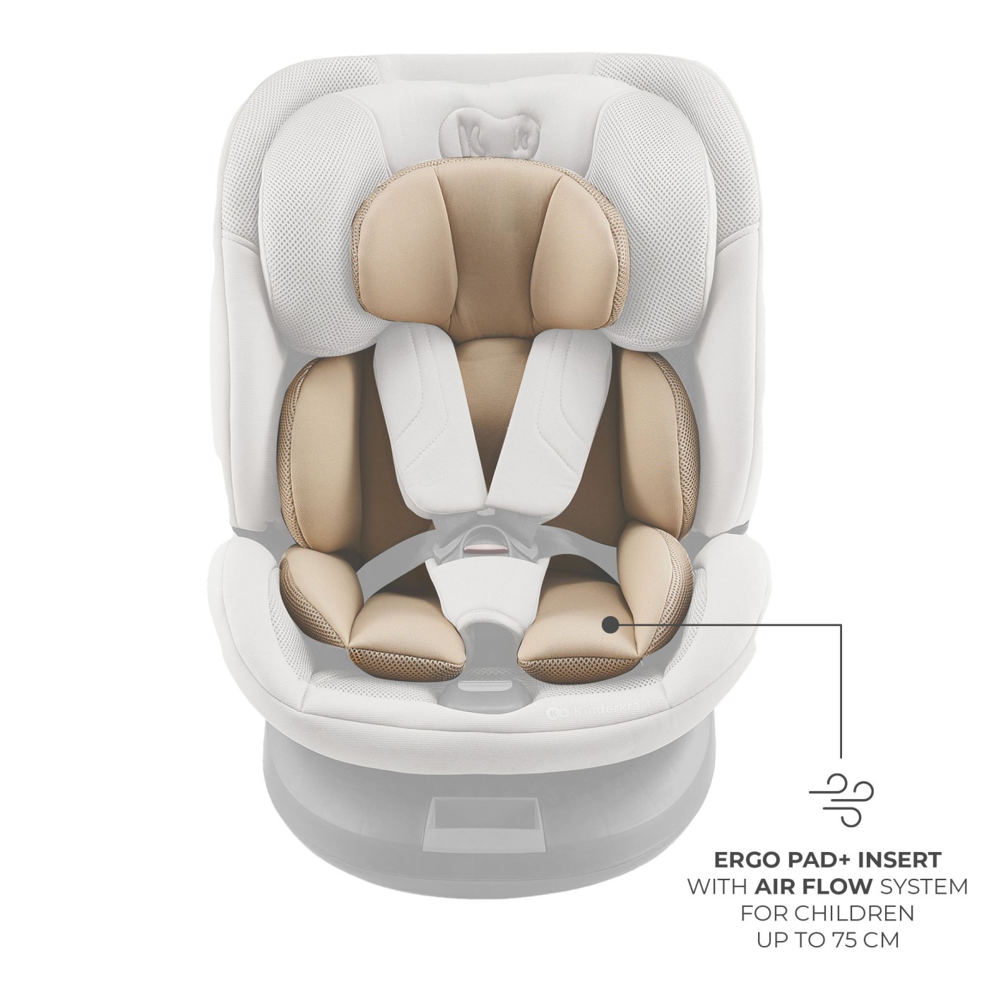 SCAUN AUTO KINDERKRAFT XPEDITION 3 I-SIZE 40-150 CM, BEIGE SuperHeroes ToysZone