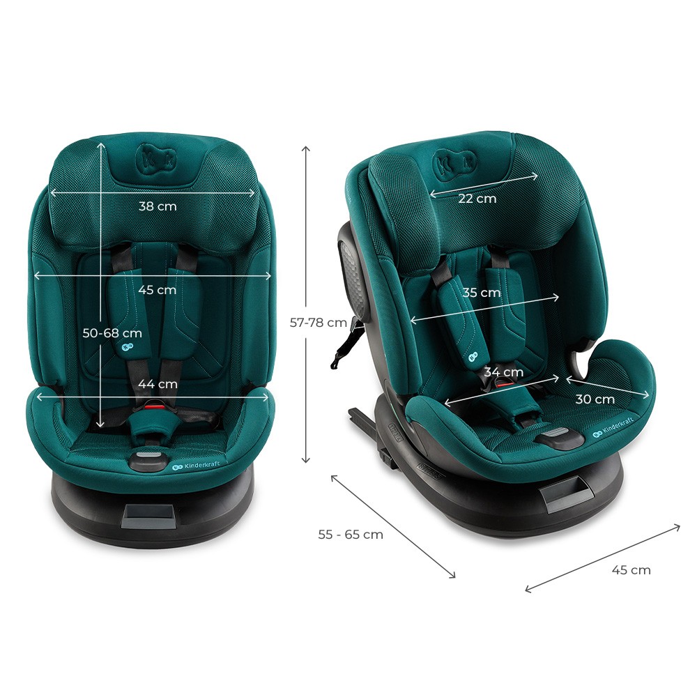 SCAUN AUTO KINDERKRAFT XPEDITION 3 I-SIZE 40-150 CM, GREEN SuperHeroes ToysZone