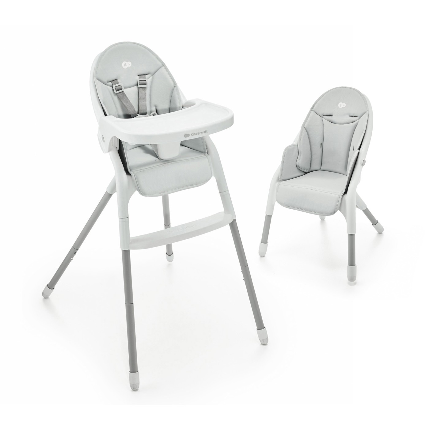 SCAUN DE MASA KINDERKRAFT DINNLY, GREY SuperHeroes ToysZone