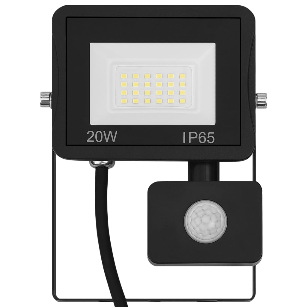Proiector LED cu senzor, 20 W, alb cald GartenMobel Dekor