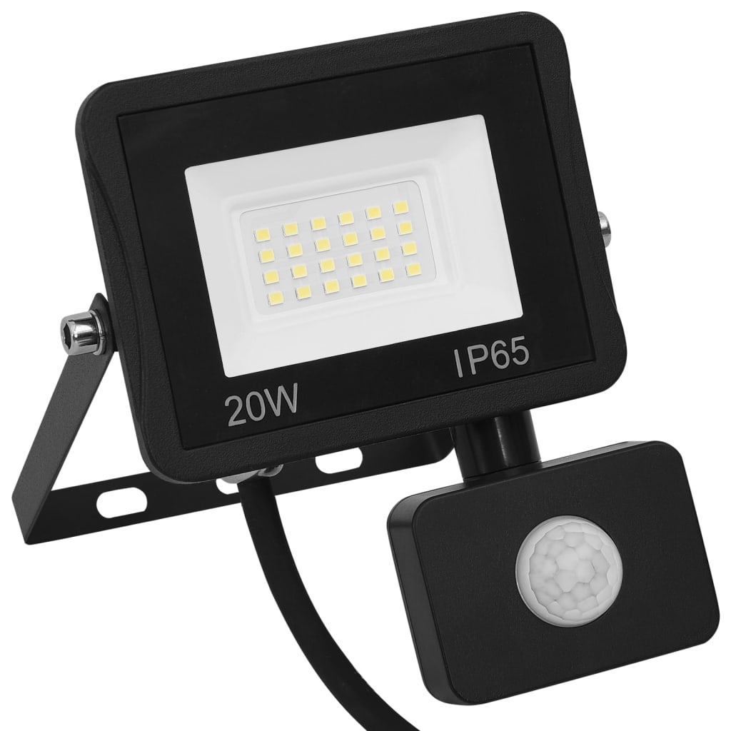 Proiector LED cu senzor, 20 W, alb cald GartenMobel Dekor