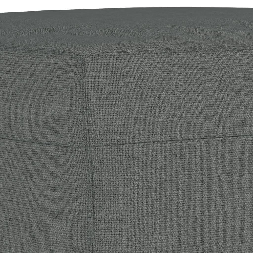 Set de canapele cu perne, 4 piese, gri închis, textil GartenMobel Dekor