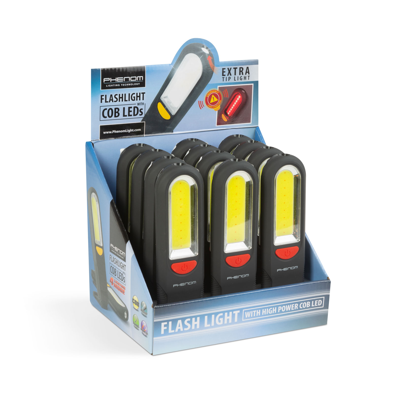 Lampă de lucru - LED COB + SMD, cu cârlig și alarmă Best CarHome