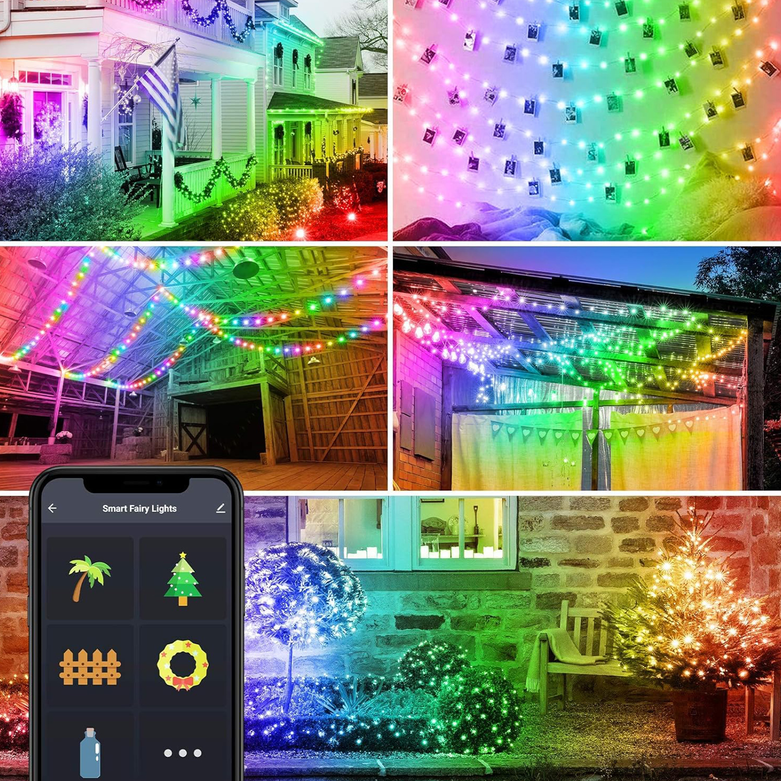 Șir de lumini inteligente - USB - 33 LED RGB - 5 m - Bluetooth Best CarHome