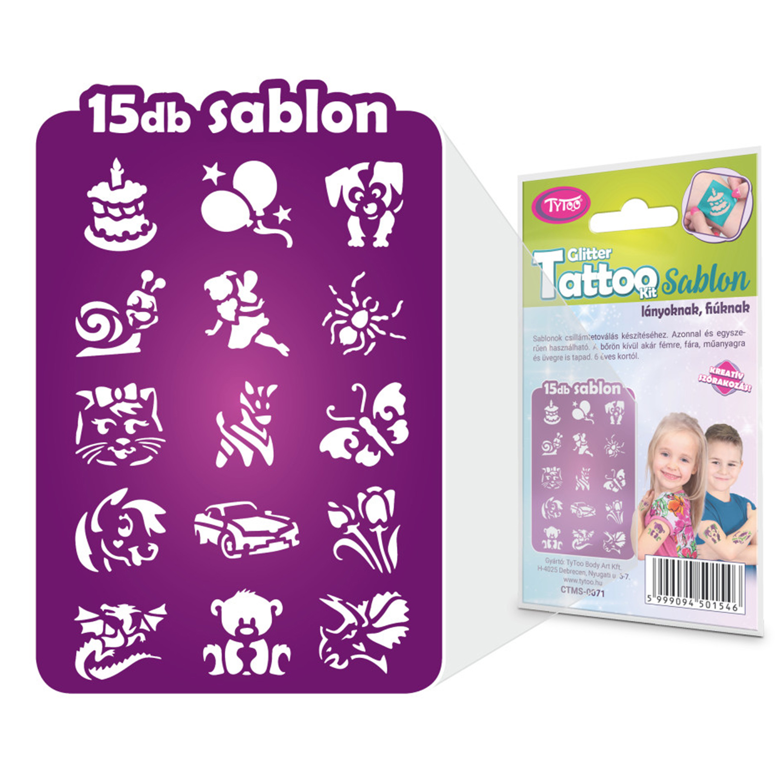 Set șabloane tatuaje - ziua de naștere - 15 buc Best CarHome