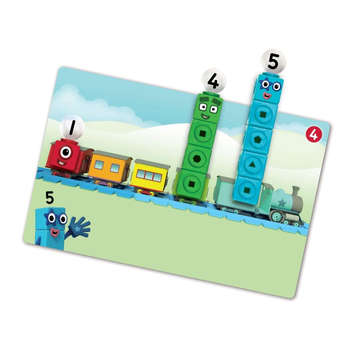 MathLink®Cubes Numberblocks in engleza Set de activitati de la 1 - 10 PlayLearn Toys