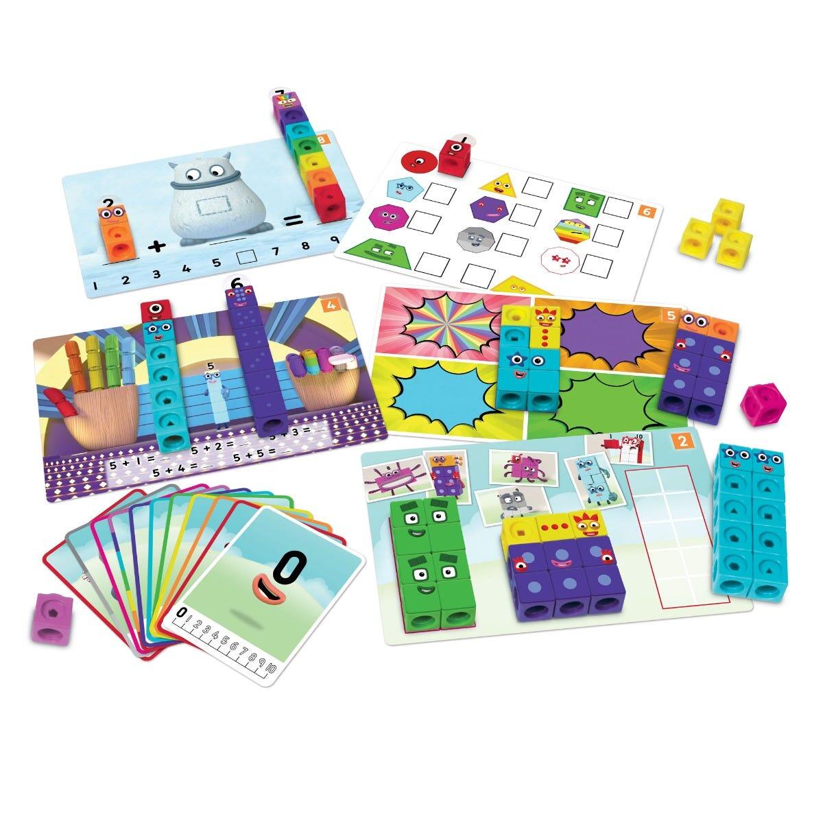 MathLink®Cubes Numberblocks in engleza Set de activitati de la 1 - 10 PlayLearn Toys