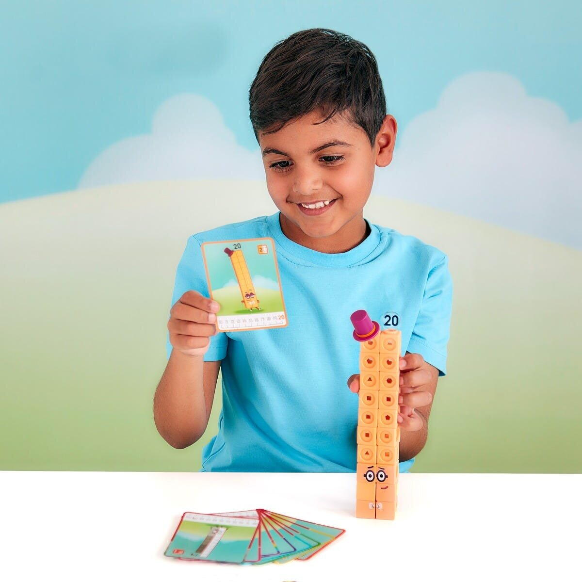 MathLink®Cubes Numberblocks in romana - Set de activitati de la 11 - 20 PlayLearn Toys