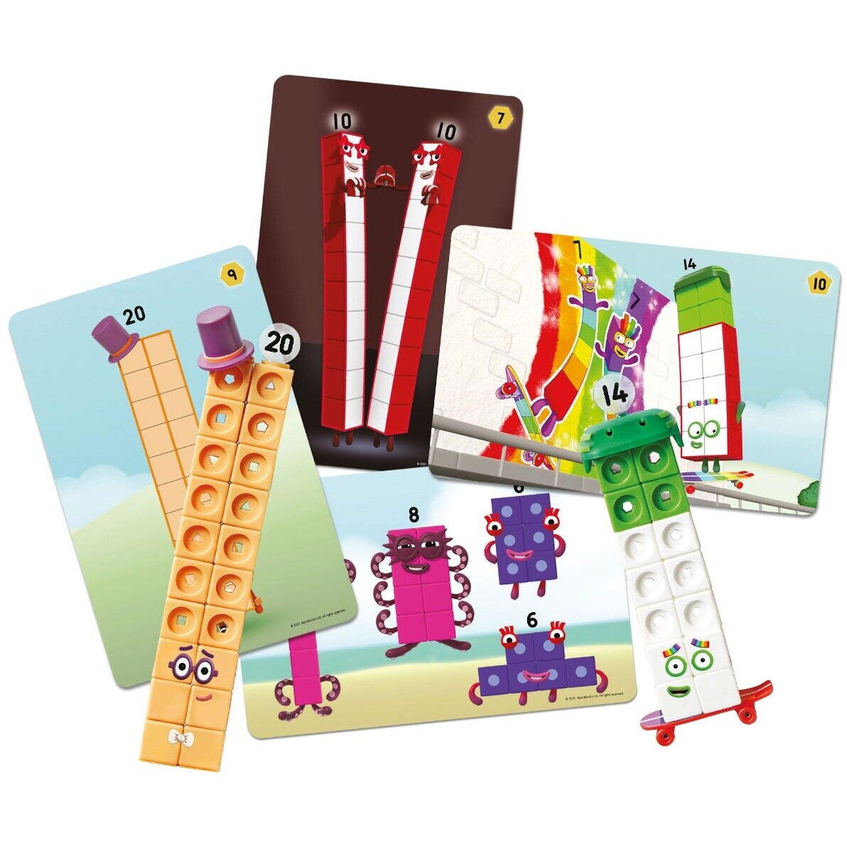 MathLink®Cubes Numberblocks in romana - Set de activitati de la 11 - 20 PlayLearn Toys