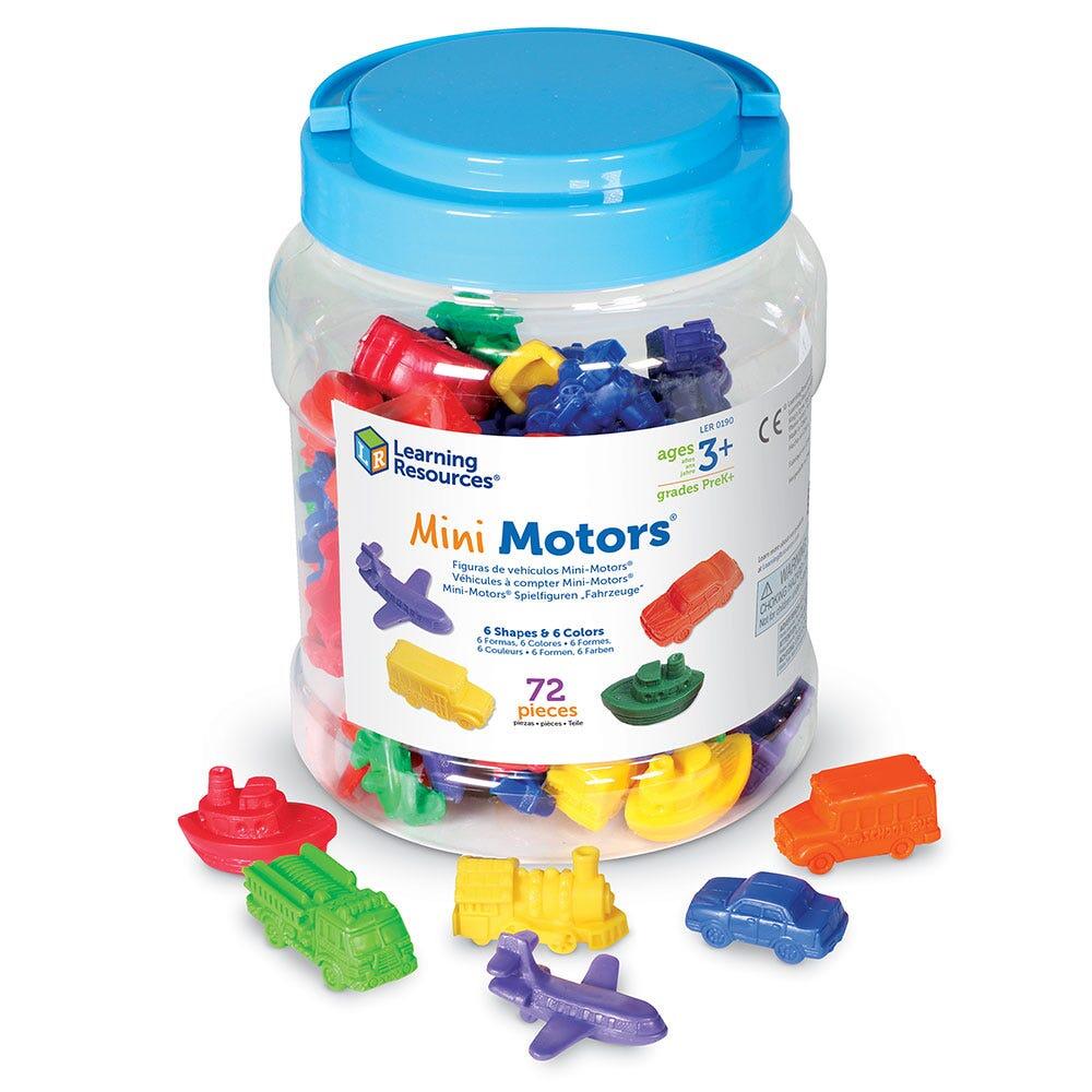 Mini vehicule pentru numarat - set 72 buc PlayLearn Toys