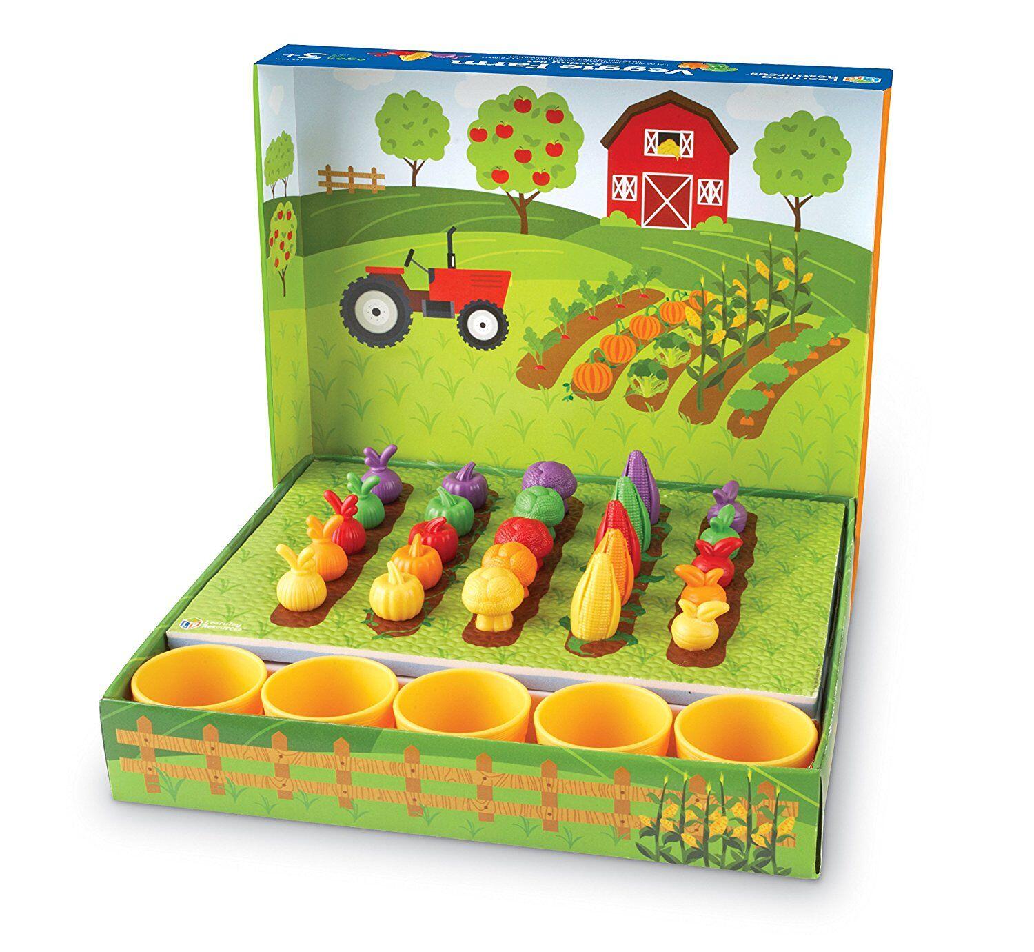 Set pentru sortat - Gradina de la ferma PlayLearn Toys