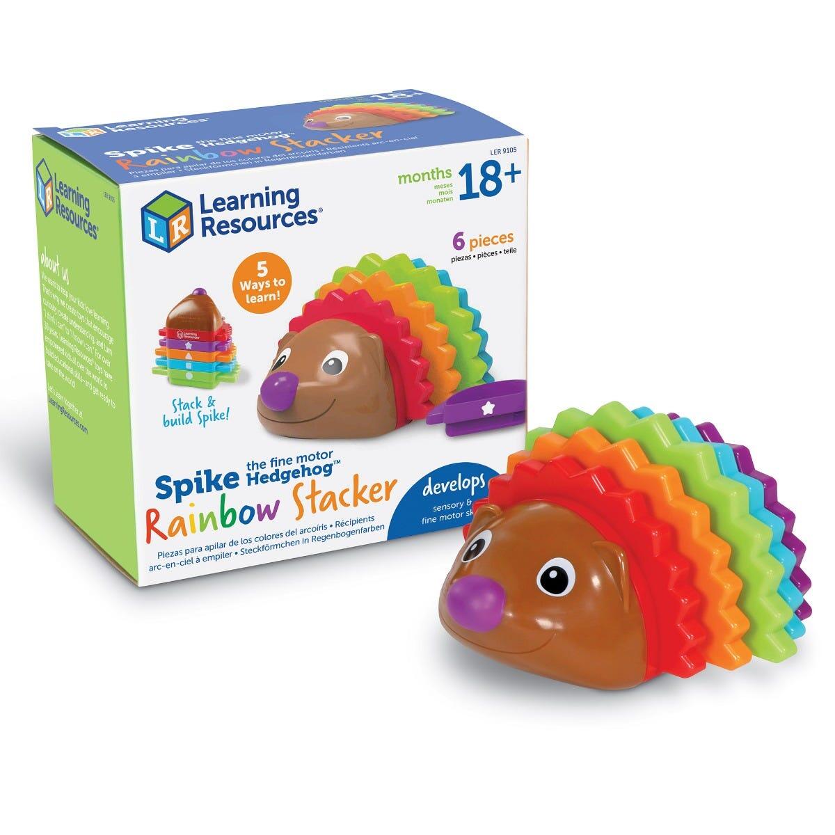 Piramida curcubeu - Ariciul Spike PlayLearn Toys
