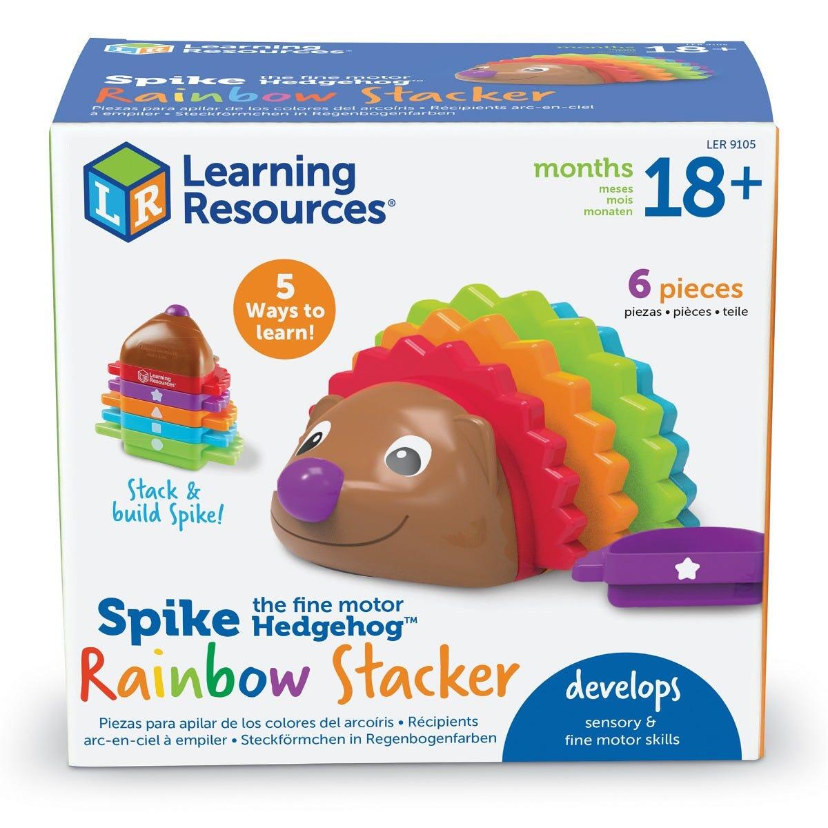 Piramida curcubeu - Ariciul Spike PlayLearn Toys
