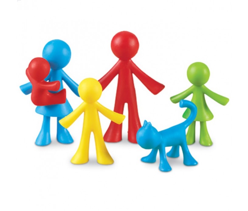 Set pentru sortat si numarat - Familia mea PlayLearn Toys