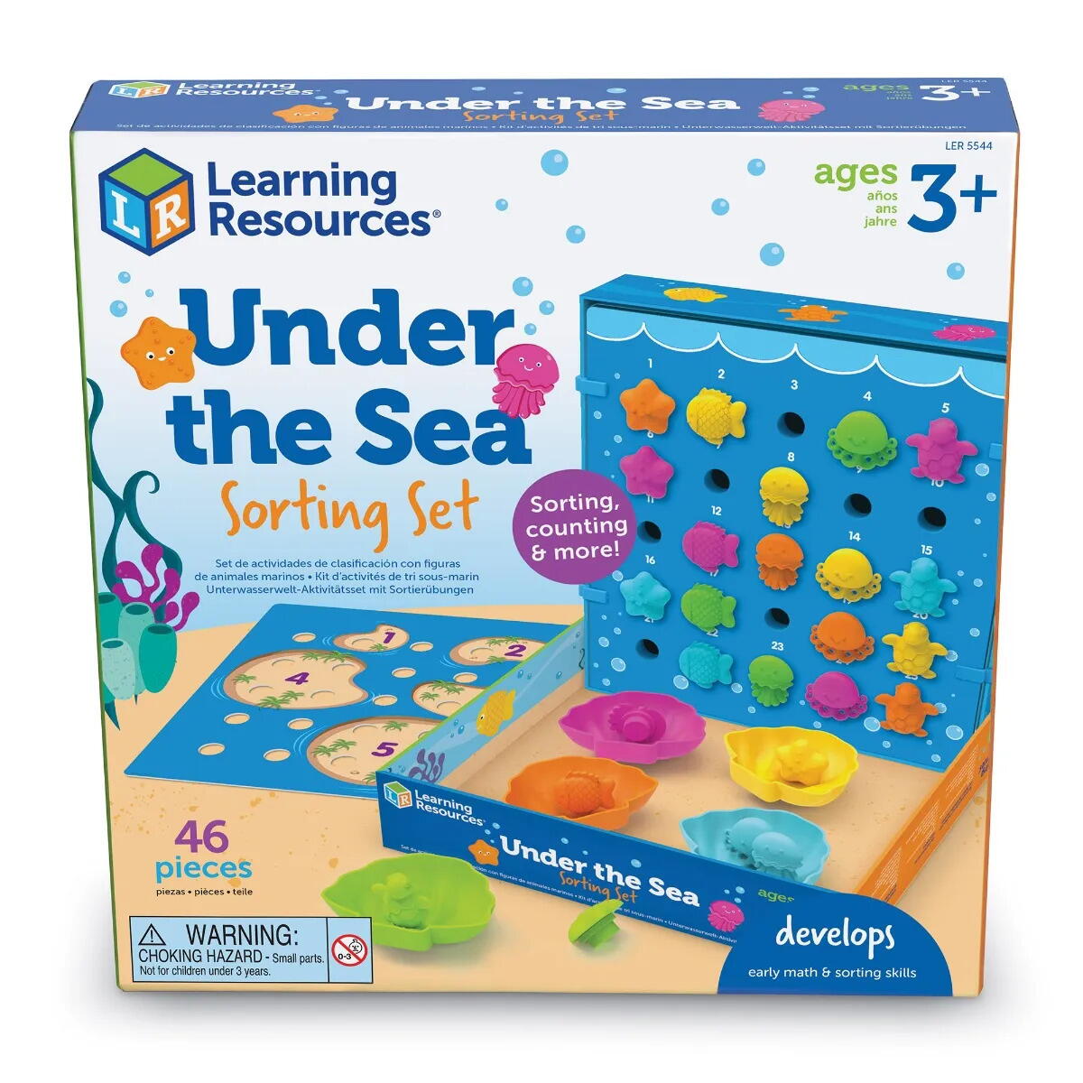 Set sortat si numarat - Oceanul vesel PlayLearn Toys