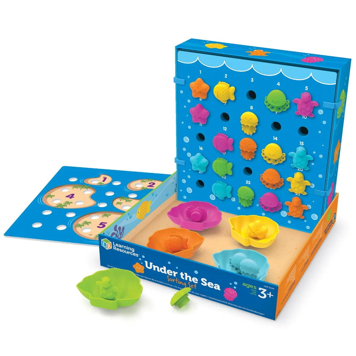 Set sortat si numarat - Oceanul vesel PlayLearn Toys