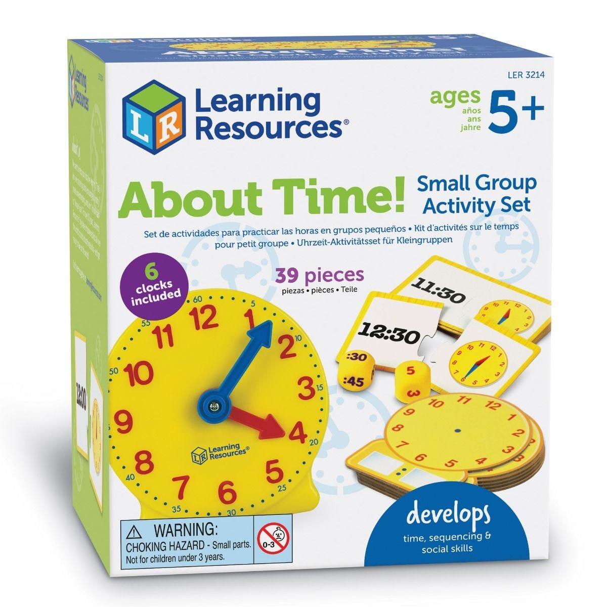 Set activitati - Totul despre timp PlayLearn Toys