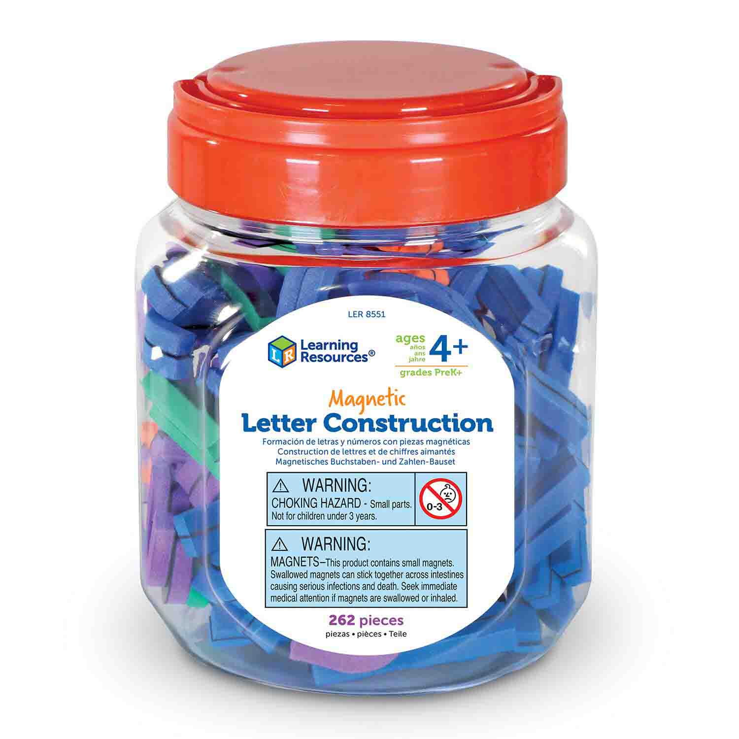 Set constructie magnetic - Litere si cifre PlayLearn Toys