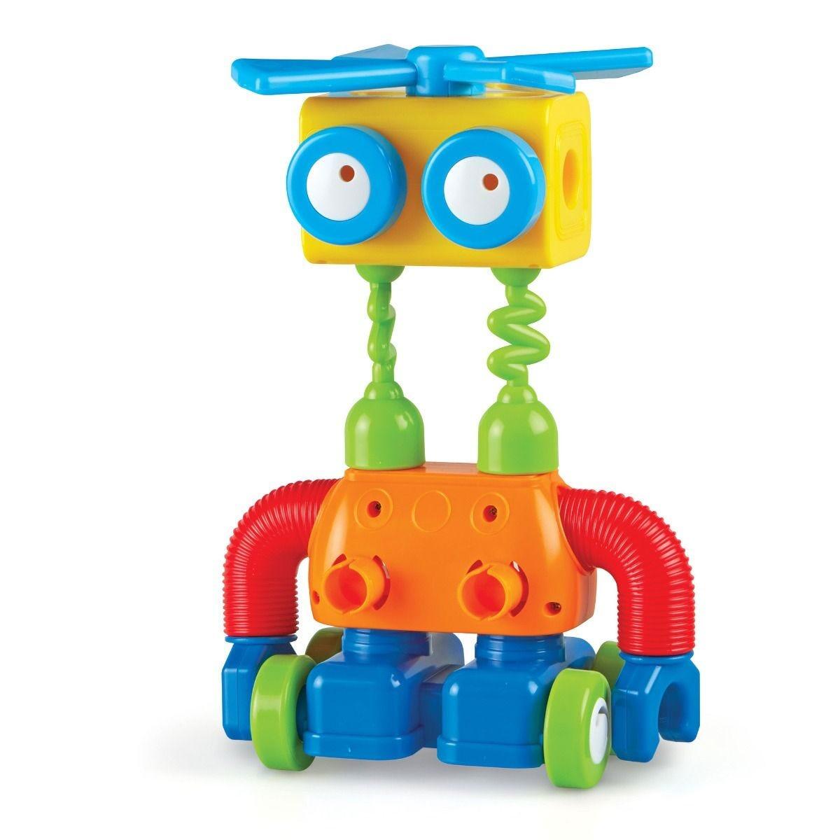 Hai sa construim - 1, 2, 3 Robotel colorat PlayLearn Toys