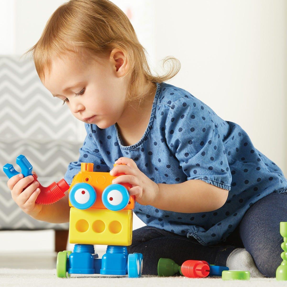 Hai sa construim - 1, 2, 3 Robotel colorat PlayLearn Toys