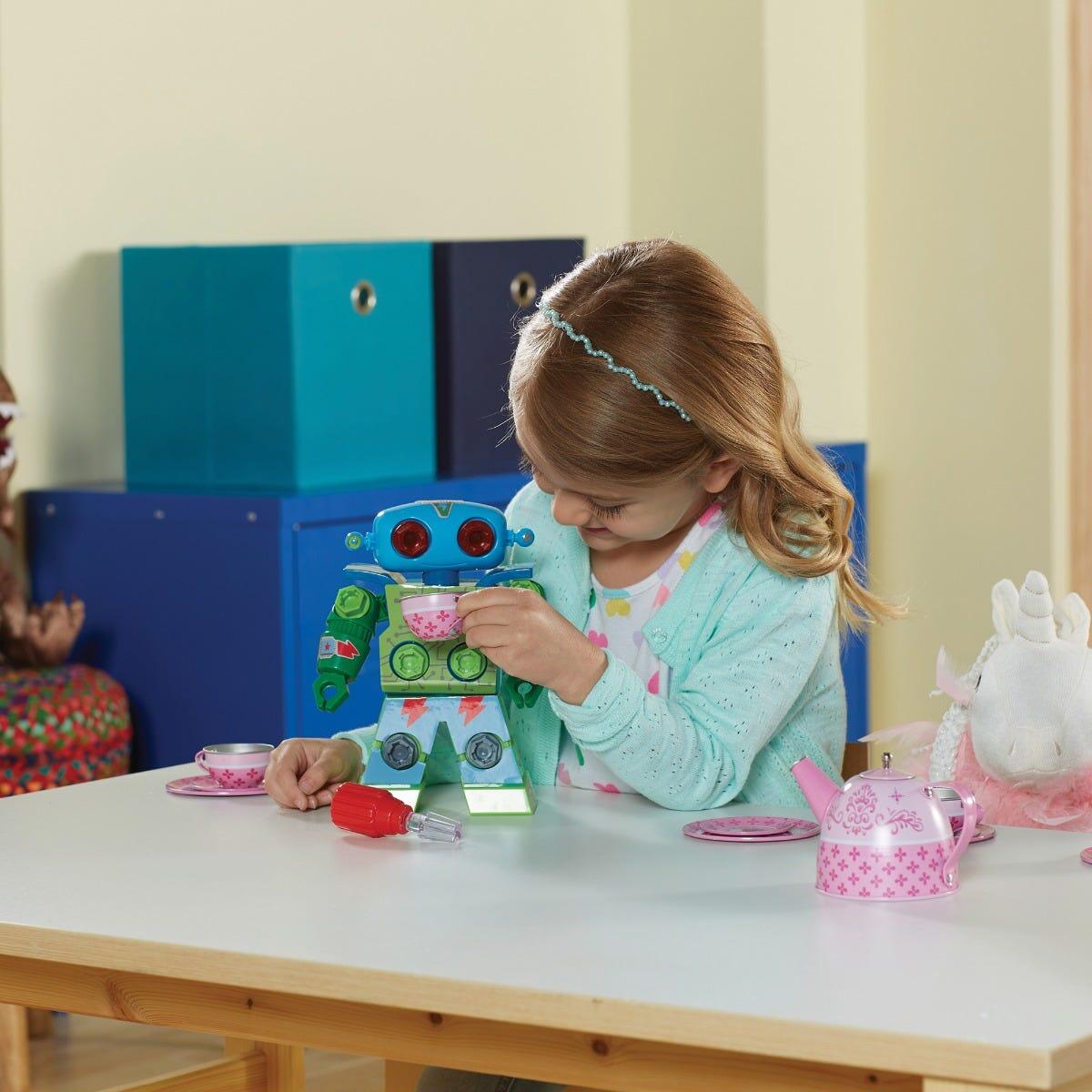 Bormasina Magica - Robotel verde PlayLearn Toys