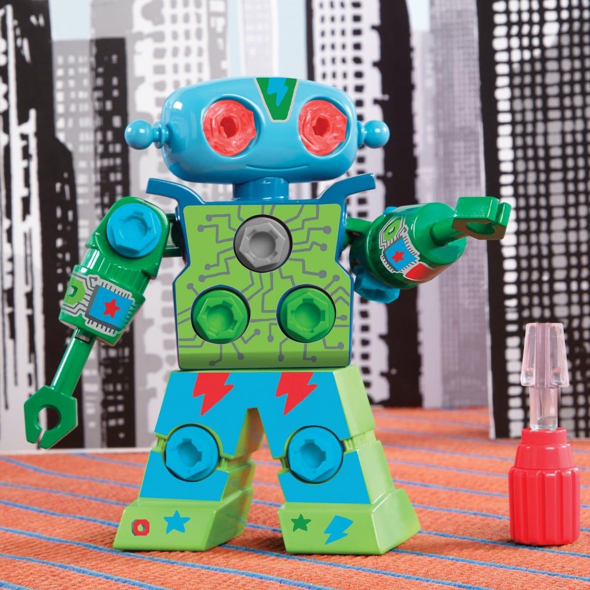 Bormasina Magica - Robotel verde PlayLearn Toys