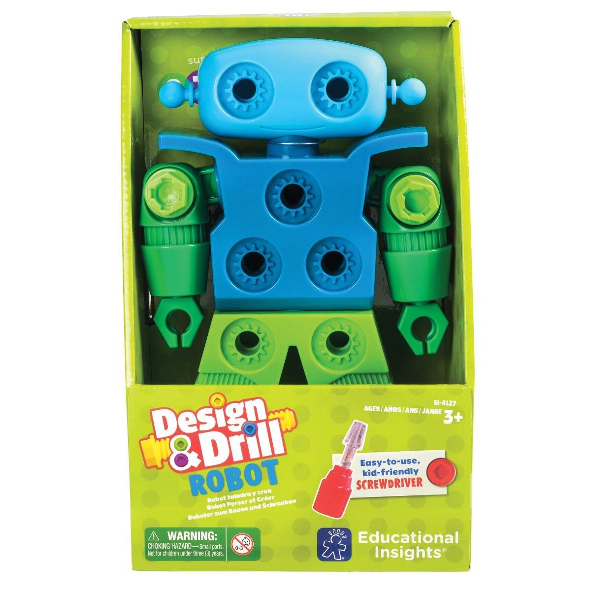Bormasina Magica - Robotel verde PlayLearn Toys