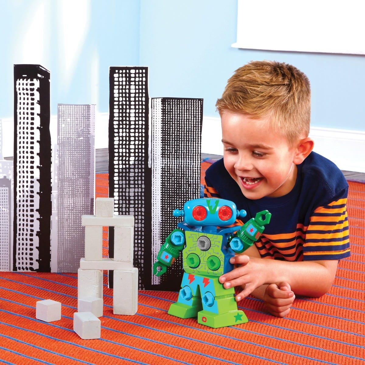 Bormasina Magica - Robotel verde PlayLearn Toys