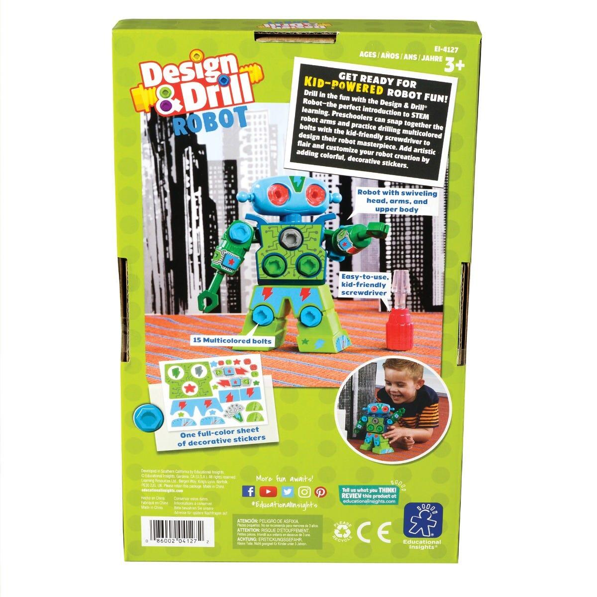 Bormasina Magica - Robotel verde PlayLearn Toys