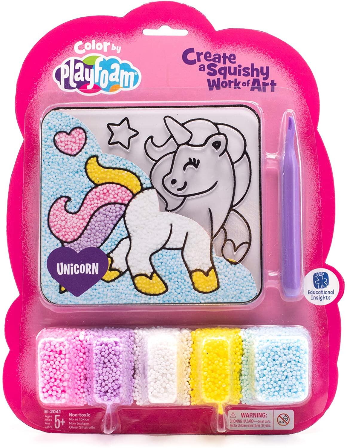 Spuma de modelat Playfoam™ - Coloram unicornul PlayLearn Toys