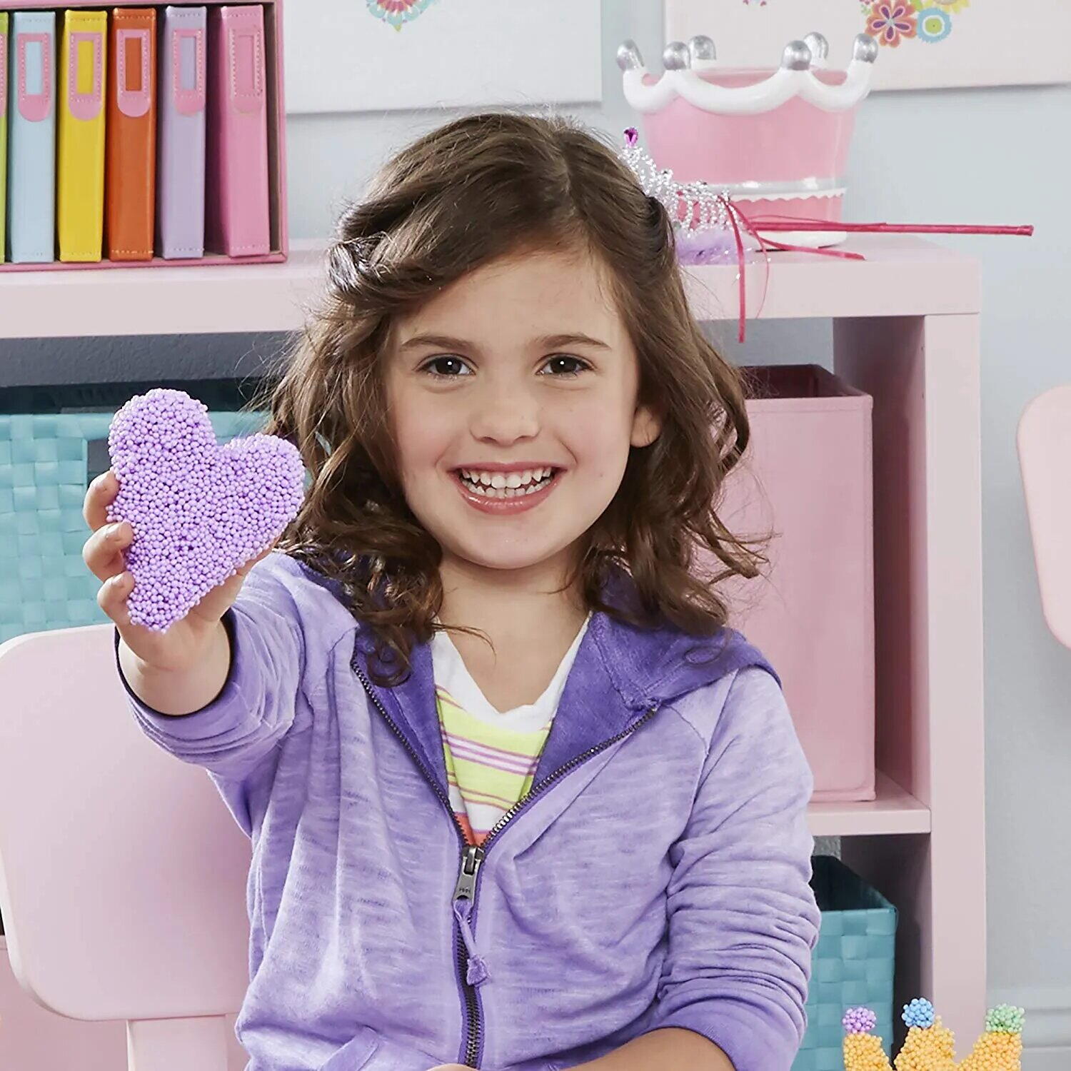 Spuma de modelat cu sclipici Playfoam™ - Set 4 culori PlayLearn Toys