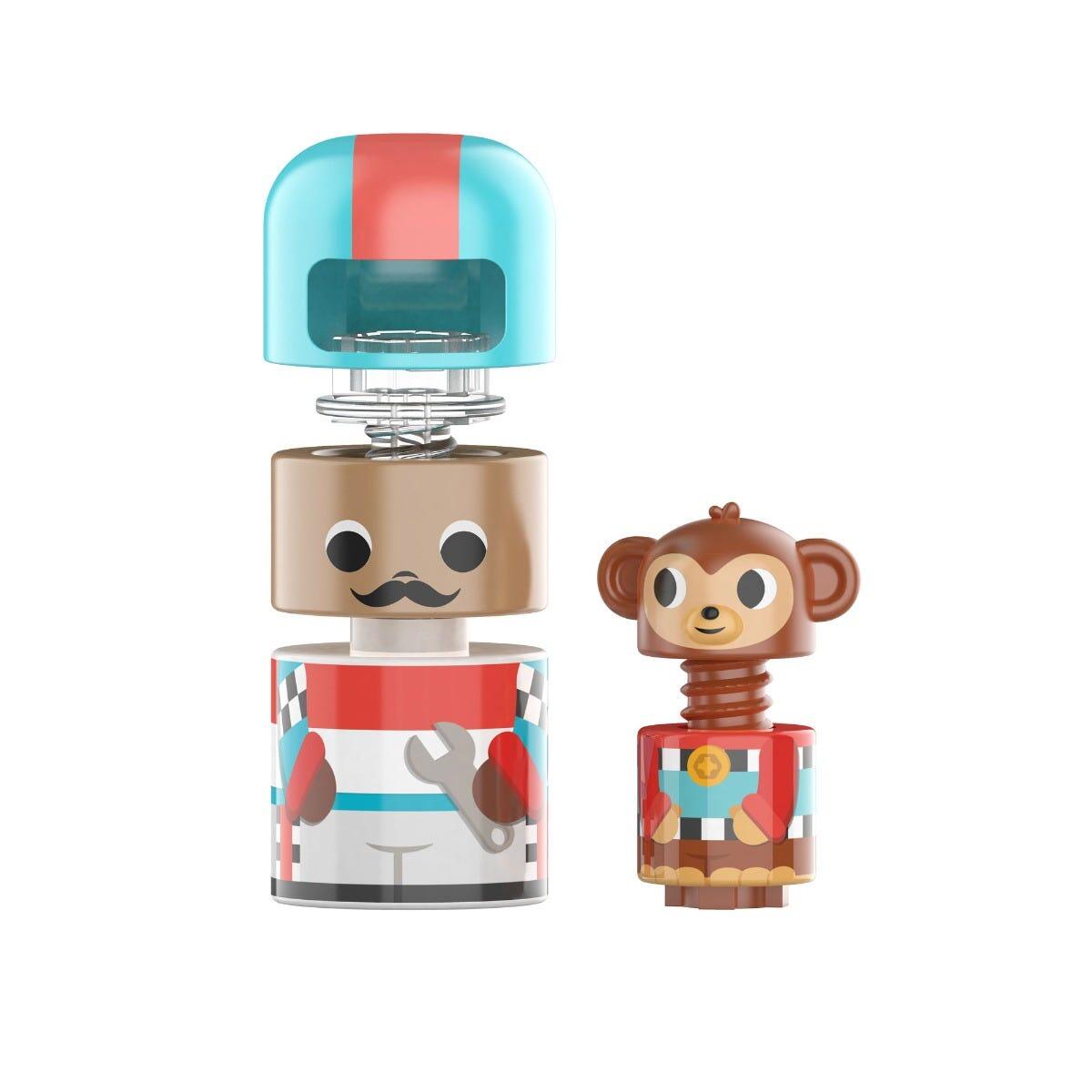 Bormasina Magica - Masinuta de curse PlayLearn Toys