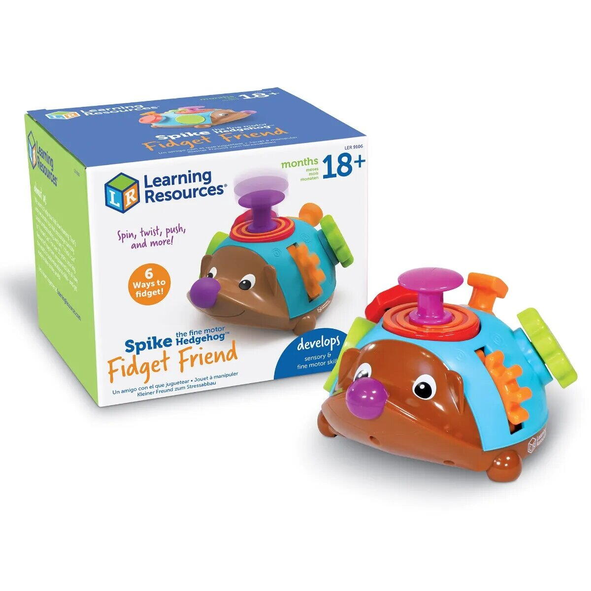 Joc de indemanare - Spike ariciul colorat PlayLearn Toys