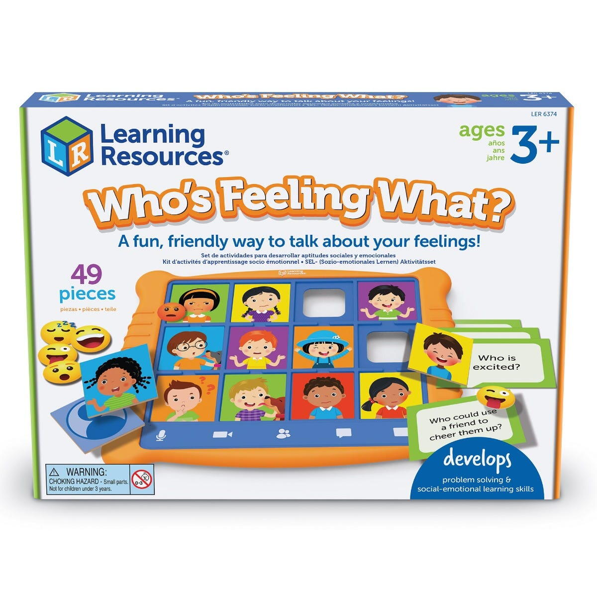 Jocul emotiilor - Cine, ce simte? PlayLearn Toys