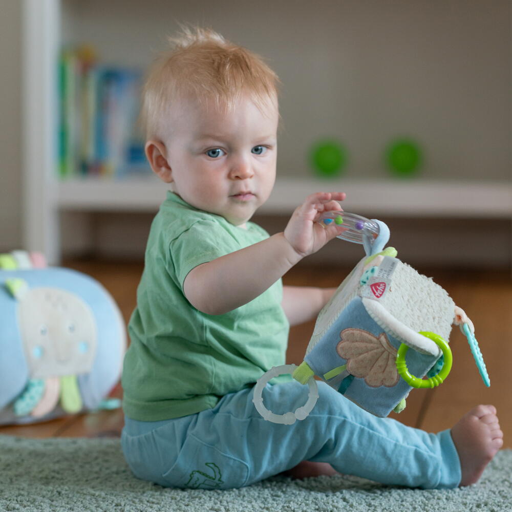 Cub din plus cu activitati - Animalute marine PlayLearn Toys