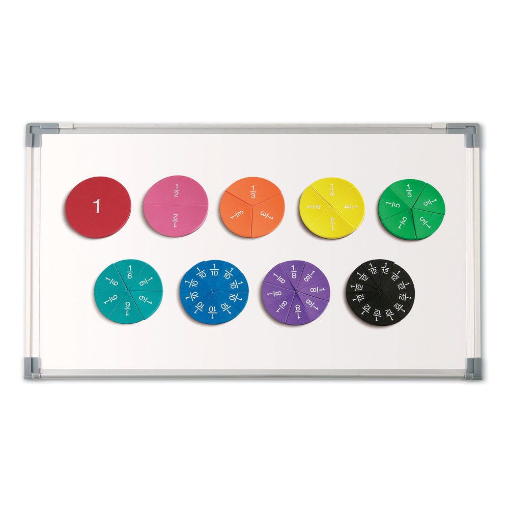 Set magnetic - Cercuri cu fractii PlayLearn Toys